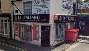 Le-Italiano in Darlaston is one of a number of takeaways and restaurants up for sale. Photo: Google Street Map