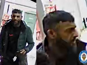 Supporting image for story: Police issue photo of a man in Birmingham they want to speak to after a woman was robbed