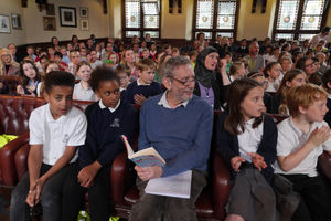 Poets going into schools can help teach children about climate change without making them feel "guilty or responsible", author Michael Rosen has said.
More than 20 poets have been matched with climate scientists to deliver climate education in schools through poetry as part of the Hot Poets Ignite initiative. Photo: Helen Weinstein/PA Wire
