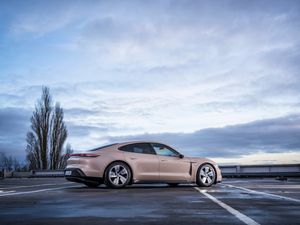 Supporting image for story: First Drive: The entry-level Porsche Taycan is an appealing combination