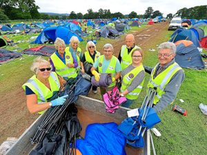 Supporting image for story: Big V Festival clean-up gets underway at Weston Park - with video and pictures