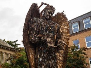 Supporting image for story: Spectacular Knife Angel spending October closer to home 