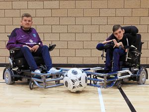 Supporting image for story: West Brom powerchair duo competing in World Cup