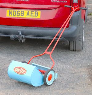 Gareth Alexander's Qualcast push lawnmower