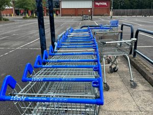 Supporting image for story: Can you help solve the mystery of how more than a dozen Tesco trolleys made it four miles from the nearest store?