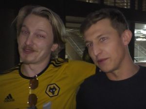 Supporting image for story: 'We don't fear anyone!' Wolves fans jubilant as Nuno's men ease into Europa League last-16 - WATCH