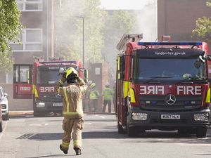 Supporting image for story: Residents woke up to loud bangs and smoke from substation fire