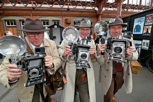 Photographers Stuart Graham, Ian Graham and Karl Brant were getting the best snaps of the event