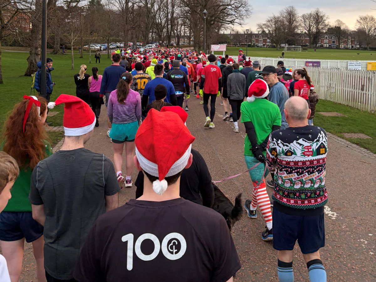 Thousands turn out for Christmas morning parkruns
