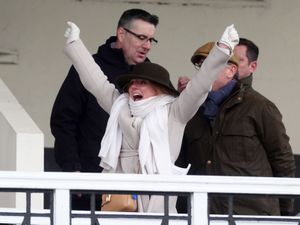 Supporting image for story: Geri Halliwell-Horner and husband celebrate victory at the races
