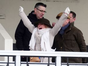 Supporting image for story: Geri Halliwell-Horner and husband celebrate victory at the races