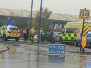 Supporting image for story: Man taken to hospital after West Bromwich crash