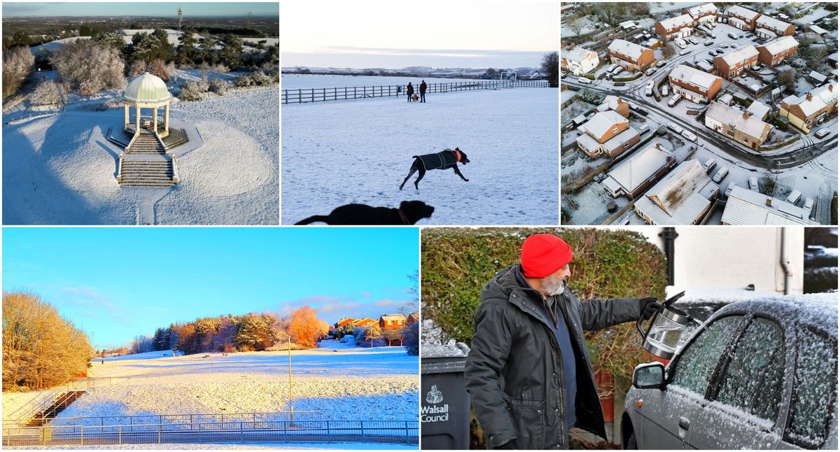 35 pictures show the West Midlands transformed into a winter wonderland overnight after snow falls across the region