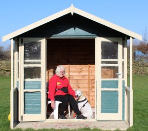 Moira Wallace looks forward to spending time with Casper every week