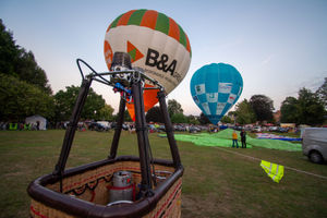 Oswestry's Balloon Festival returned over the weekend. Picture: Graham Mitchell.