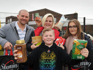 Supporting image for story: Black Country family spreads Christmas cheer to foodbank