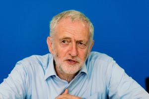 Jeremy Corbyn speaking at Protolabs in Halesfield, Telford