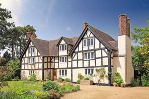 The front of the magnificent property