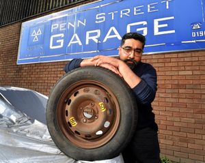 Arron Paul from Penn Street Garage, Wolverhampton, says he's seen an increase in issues with car suspension and tyres due to pot holes.