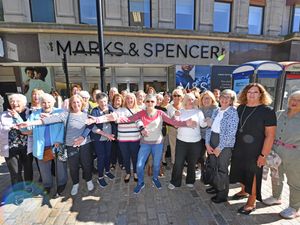 Supporting image for story: 'It's the end of an era': Ex-M&S Wolverhampton staff in emotional reunion before branch closes for good this week