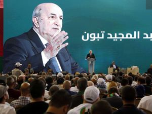 Supporting image for story: Algeria’s president expected to win second term as voters go to polls