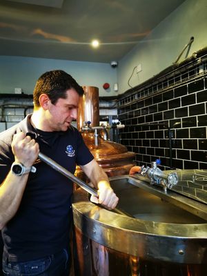 Sutton Coldfield Cricket Club have created an Anniversary ale at the Brewhouse. Nick Baker is pictured 