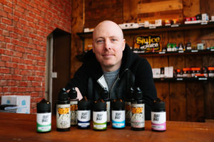 Thomas Peach, owner of Sluice Juice in Newport