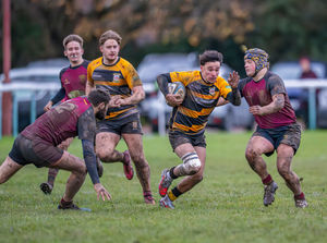 A quick break by Stafford against Willenhall. Picture: Jim Wall