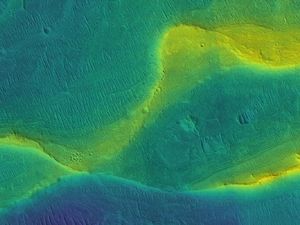 Supporting image for story: Rivers twice as wide as those on Earth flowed on Mars one billion years ago