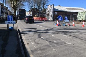 The bus lane in Somerford Place, off Wolverhampton Street, Willenhall, is currently out of action due to road works