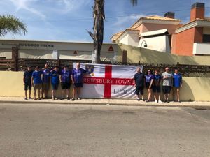 Shrewsbury Town fans on the pre-season travels
