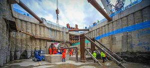 Work on the first of three new pipelines has now been completed