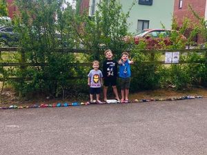 Supporting image for story: Hundreds contribute to Lenny the Lawley snake and raise money for the NHS