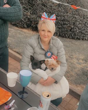 It wasn't just Jubilee fun for humans in Broad Lane South, Wednesfield. The pooches got involved too!