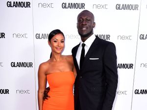 Stormzy and Maya Jama at the Glamour Women of the Year Awards in 2017