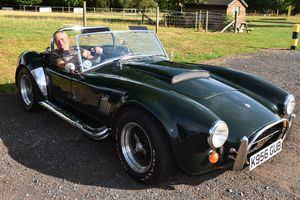 Michael Hughes and his 1992 AC Cobra sports car