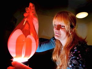 Supporting image for story: Real life: Wolverhampton glassblower Hayley Gammon is a real glass act