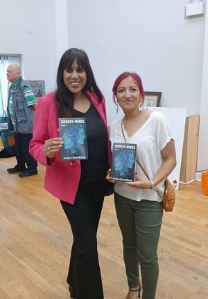 Sureena Brackenridge MP and poet Saida Chowdhury 