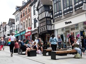 Supporting image for story: 'Social style' seating in Shrewsbury is a hit with shoppers