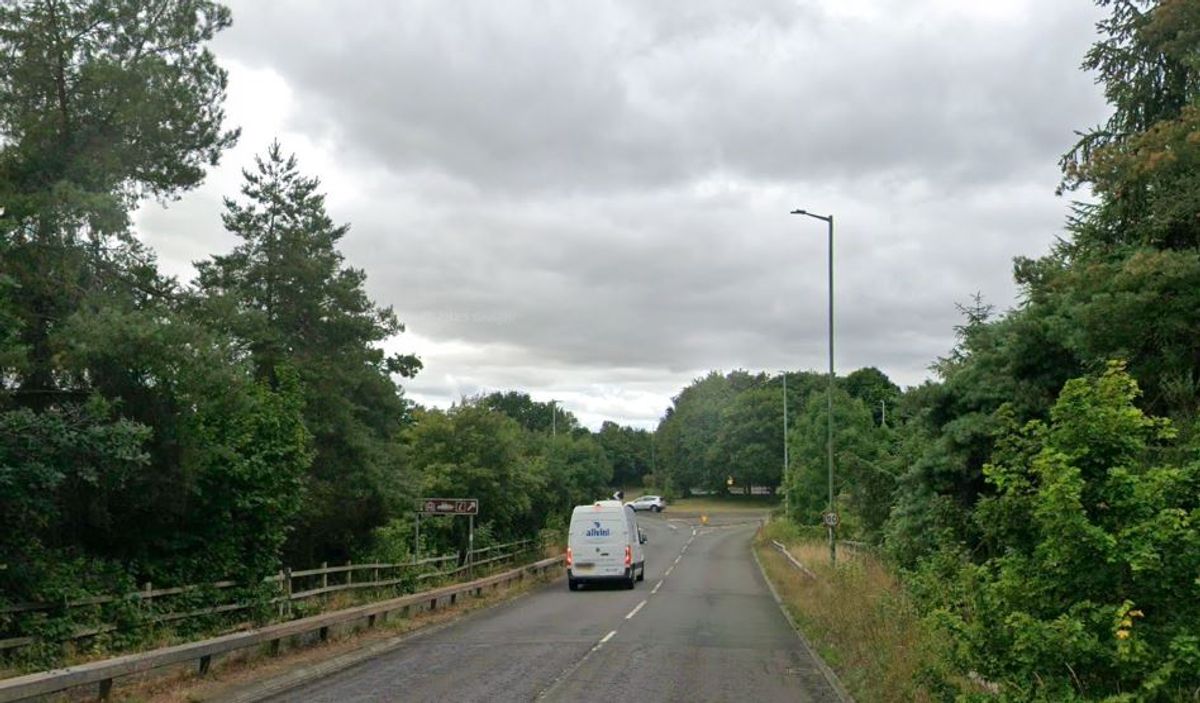 Crash ends up on roof after crash in Shrewsbury - police and firefighters on scene