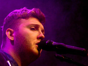 Supporting image for story: X Factor stars James Arthur and Jahmene Douglas wow fans at Shrewsbury Buttermarket