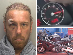 Supporting image for story: Walsall biker caught hiding in bushes after mowing down pensioner and riding away