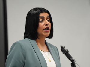 Justice Secretary Shabana Mahmood giving a speech at London Probation Headquarters