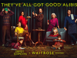 Supporting image for story: Waitrose enlists all-star cast for ‘whodunnit’ Christmas campaign