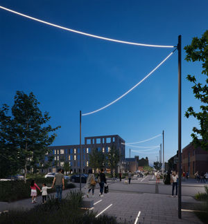 An artist’s impression of the new gateway development on the former bus depot site