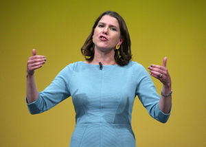 Liberal Democrat leader Jo Swinson makes her keynote speech