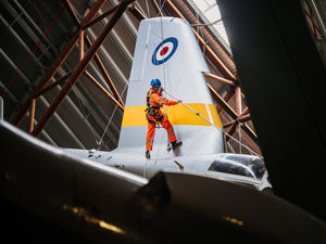 Supporting image for story: In pictures: This is how the cleaners at RAF Cosford clean the aircraft