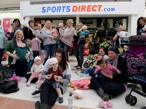 Supporting image for story: Dozens of mothers back breastfeeding mother who was 'kicked out of Sports Direct'