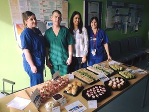 Park View Hotel & Hamiltons Restaurant in Wolverhampton provided a tasty selection of sandwiches and cakes for New Cross Hospital staff