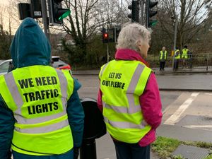 Supporting image for story: Protesters disrupt traffic at 'dangerous' junction in Shrewsbury